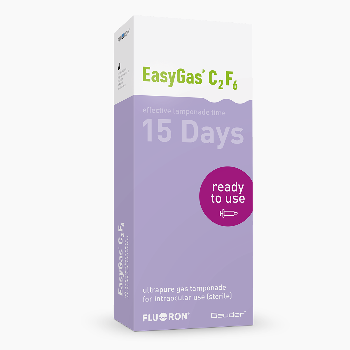 Produktfoto Geuder EasyGas-C2F6-Packshot